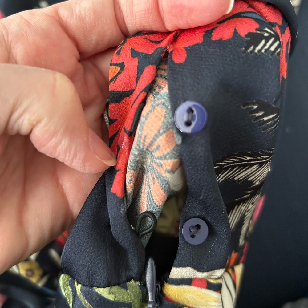 Zara Dark Floral Jumpsuit - Picture 6 of 9